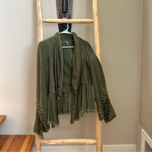 Free People Throwback Military Jacket